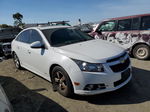 2013 Chevrolet Cruze Lt White vin: 1G1PC5SB7D7217732