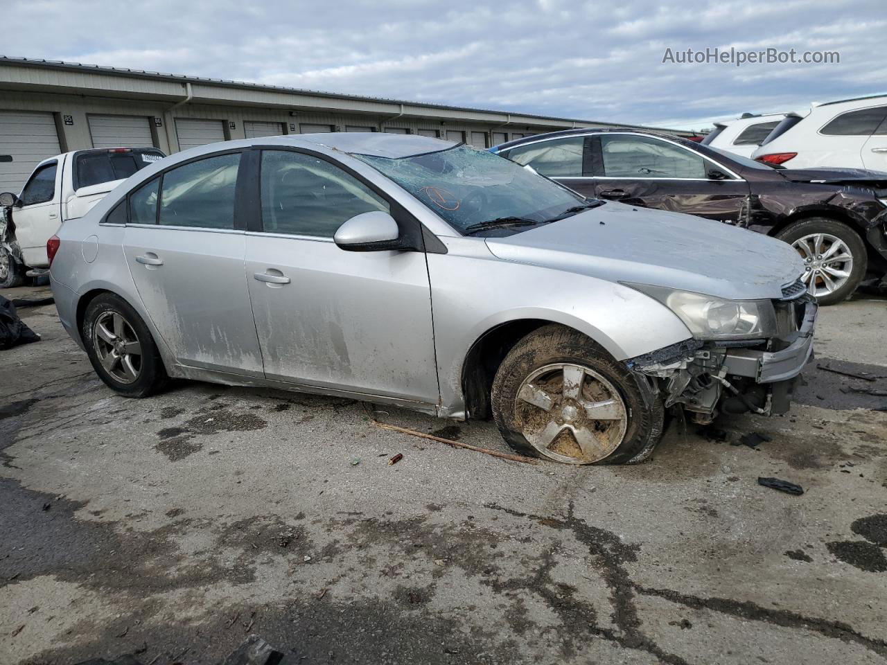 2013 Chevrolet Cruze Lt Silver vin: 1G1PC5SB7D7250729