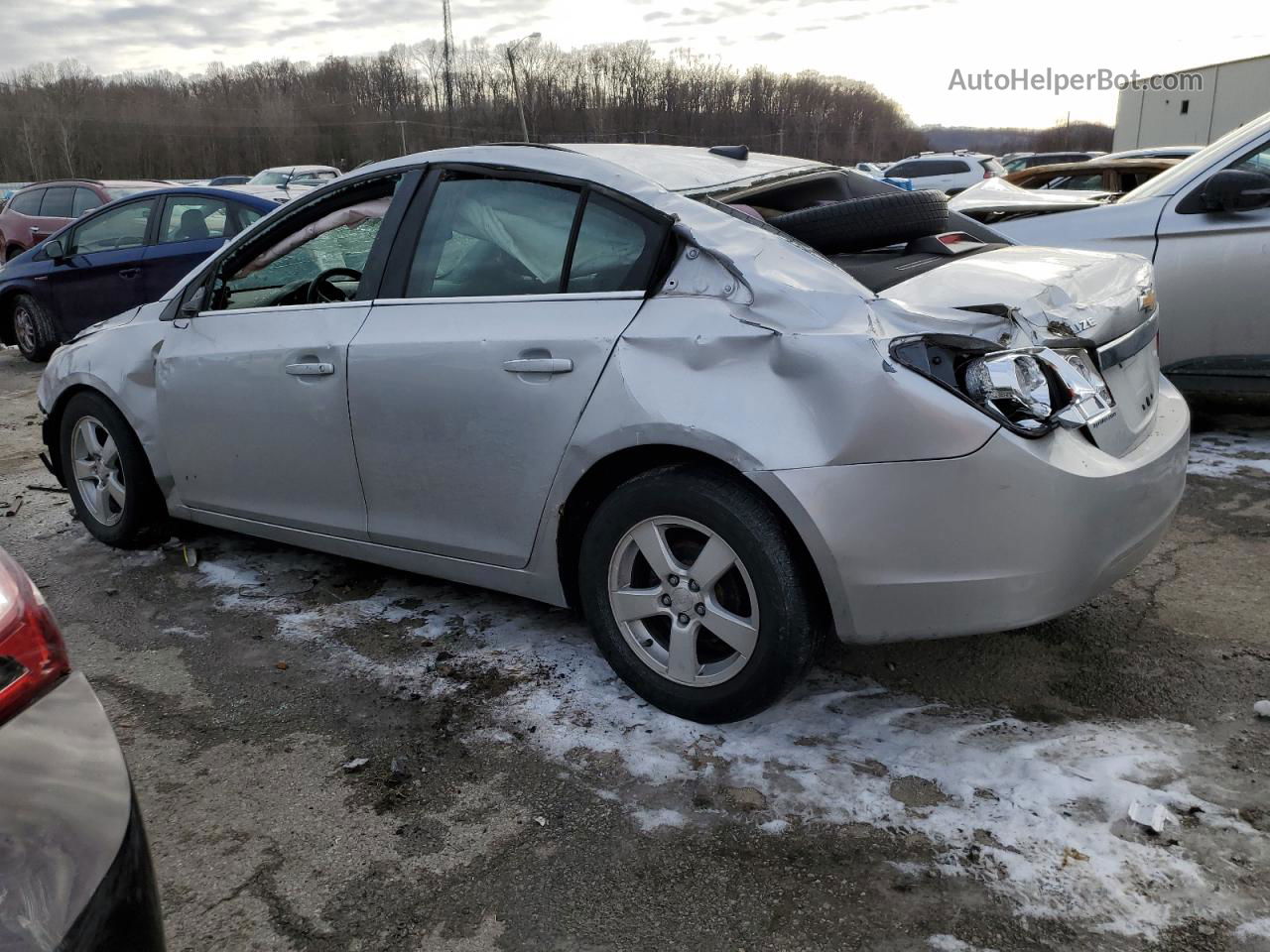 2013 Chevrolet Cruze Lt Silver vin: 1G1PC5SB7D7250729