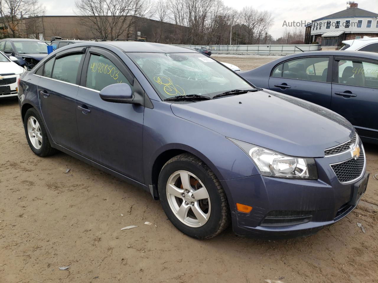 2013 Chevrolet Cruze Lt Blue vin: 1G1PC5SB7D7323131