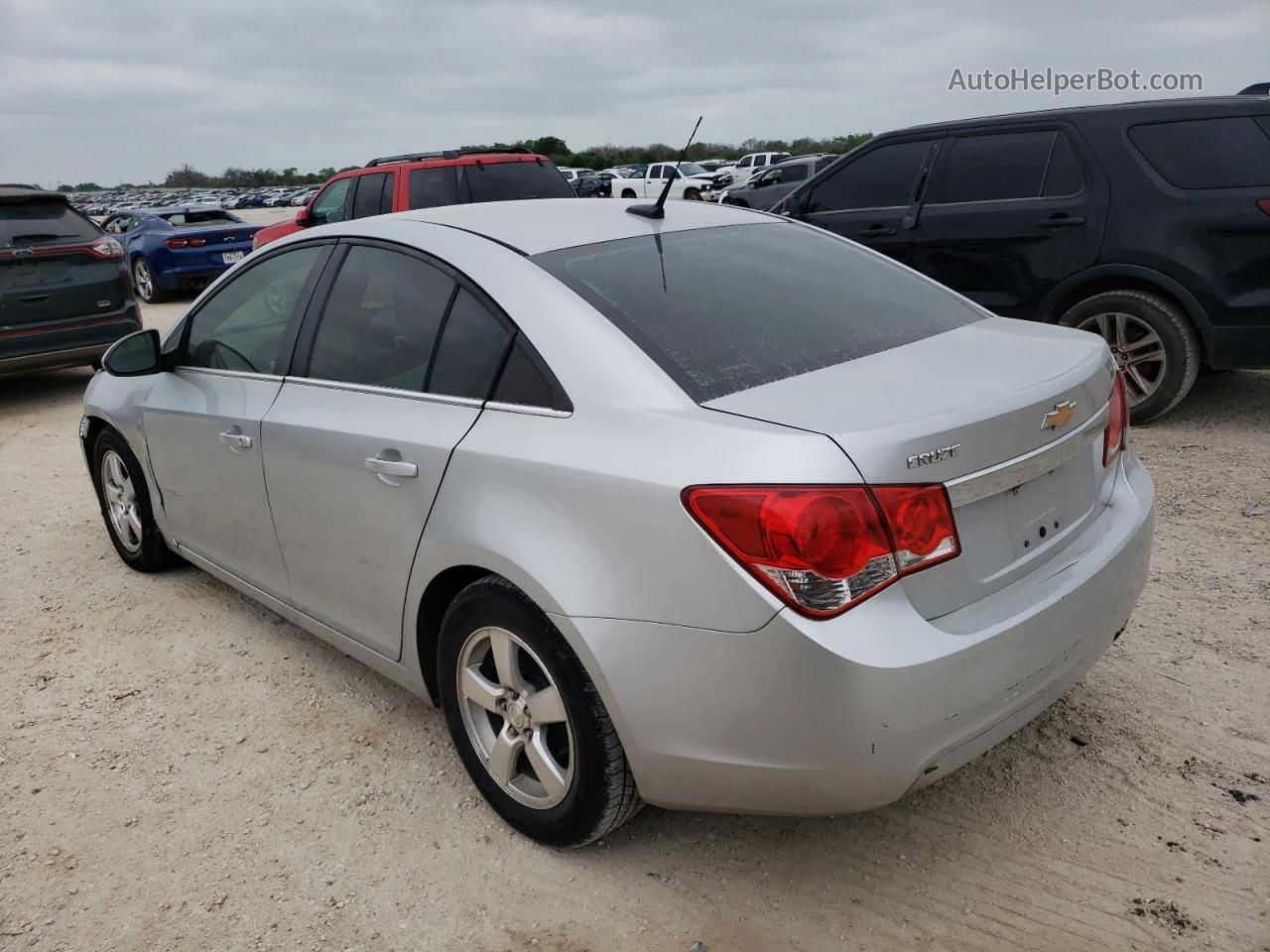 2014 Chevrolet Cruze Lt Silver vin: 1G1PC5SB7E7127482