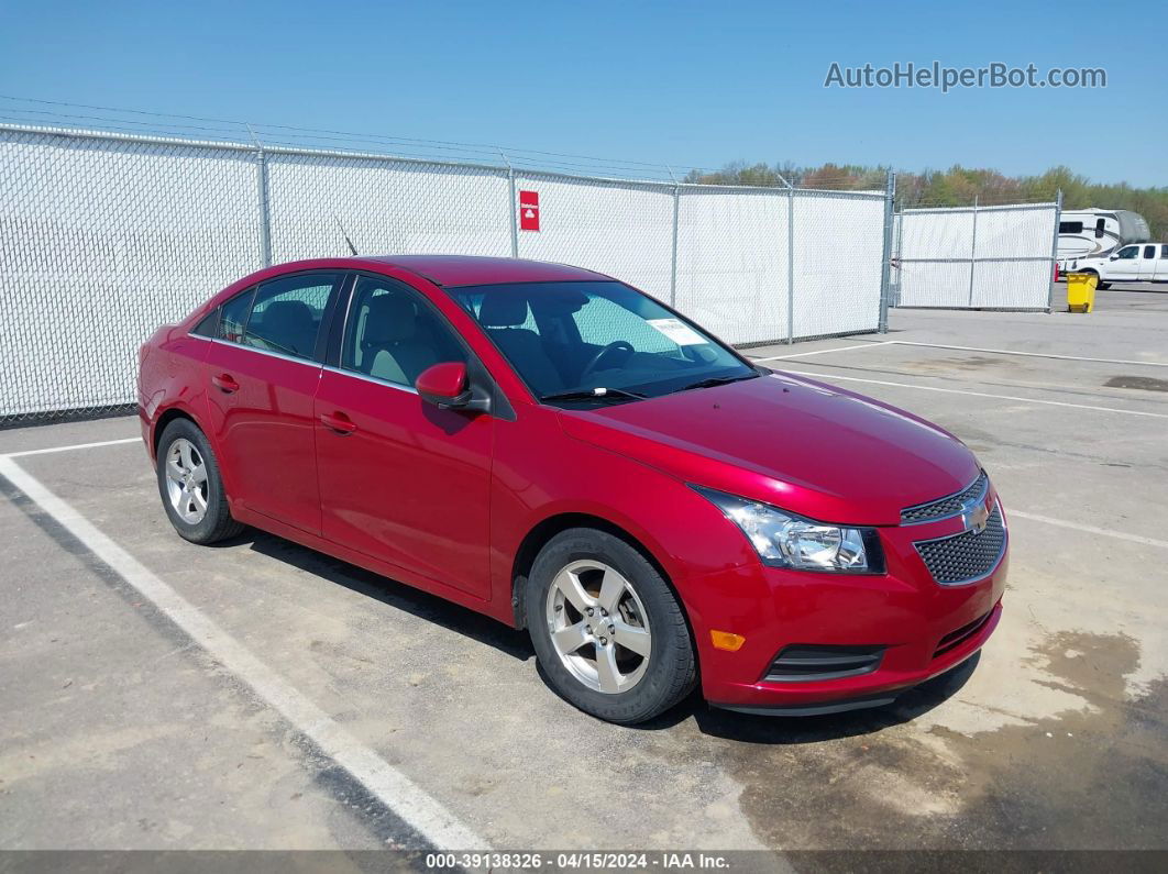 2014 Chevrolet Cruze 1lt Auto Red vin: 1G1PC5SB7E7186564