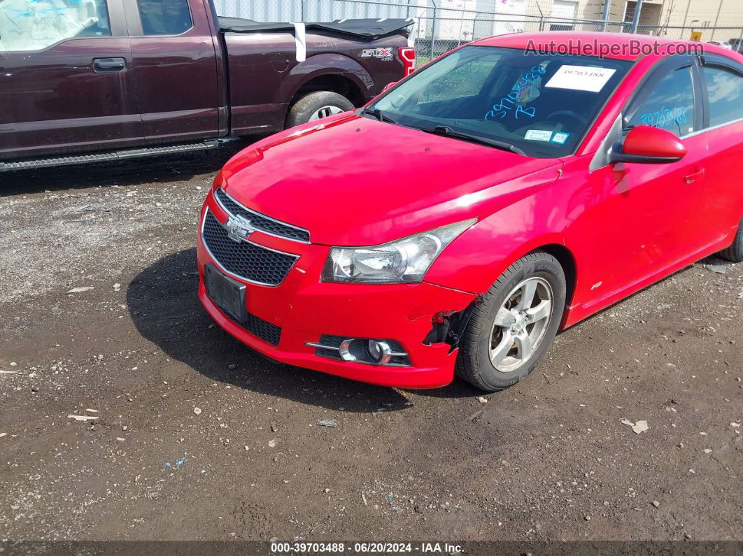 2014 Chevrolet Cruze 1lt Auto Red vin: 1G1PC5SB7E7223290