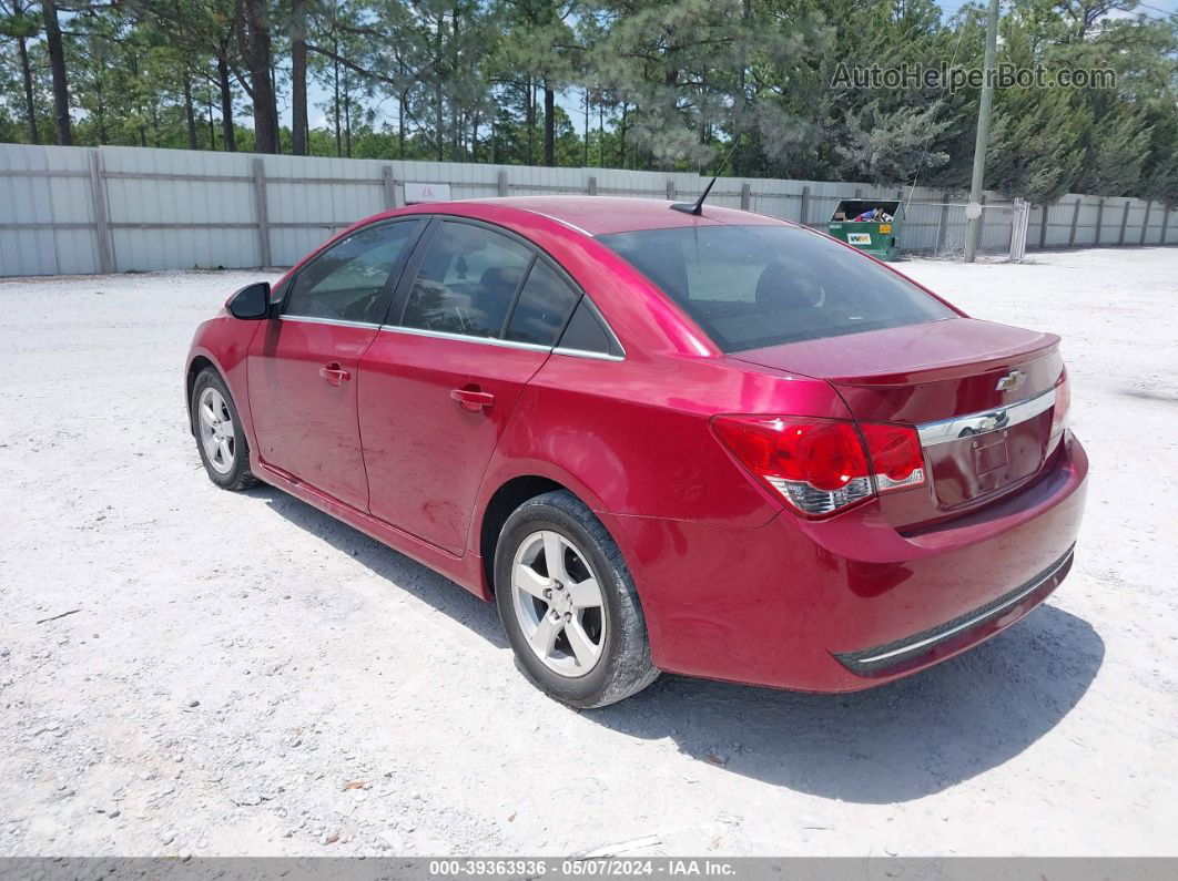 2014 Chevrolet Cruze 1lt Auto Red vin: 1G1PC5SB7E7255432