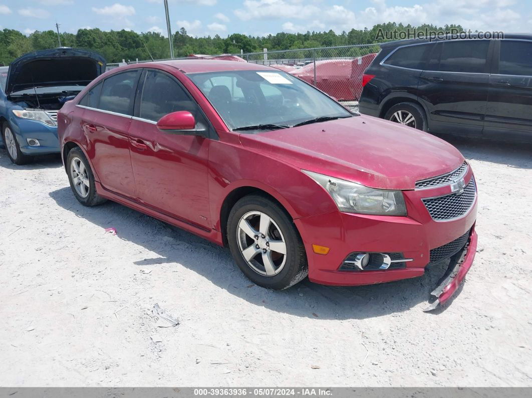 2014 Chevrolet Cruze 1lt Auto Red vin: 1G1PC5SB7E7255432