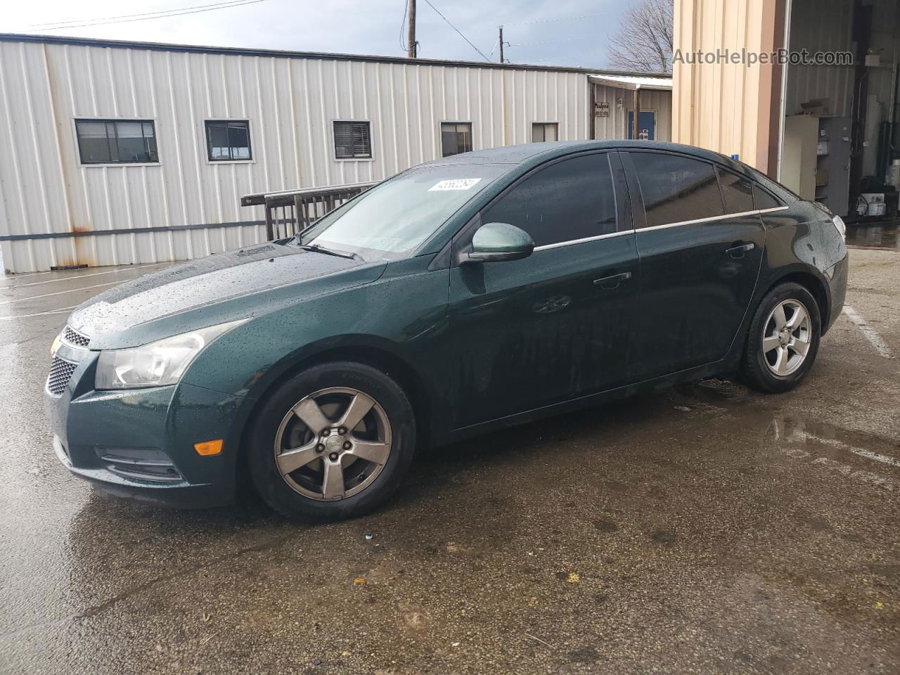 2014 Chevrolet Cruze Lt Green vin: 1G1PC5SB7E7290651