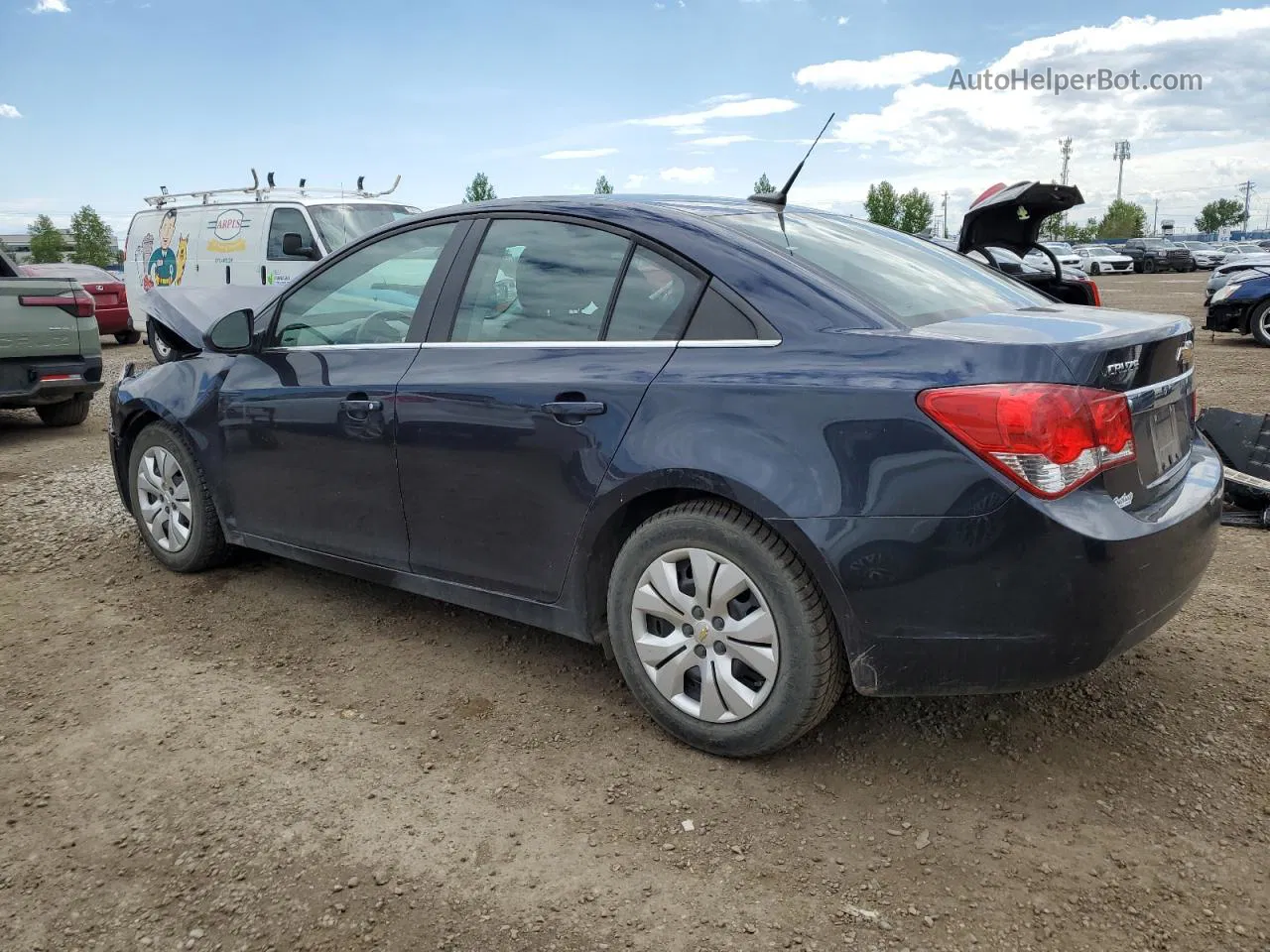 2014 Chevrolet Cruze Lt Blue vin: 1G1PC5SB7E7319534