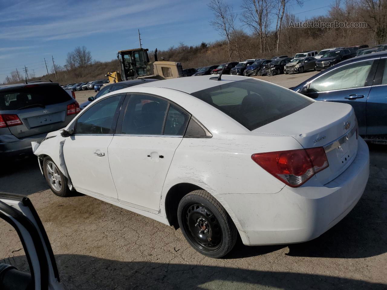 2014 Chevrolet Cruze Lt White vin: 1G1PC5SB7E7363663