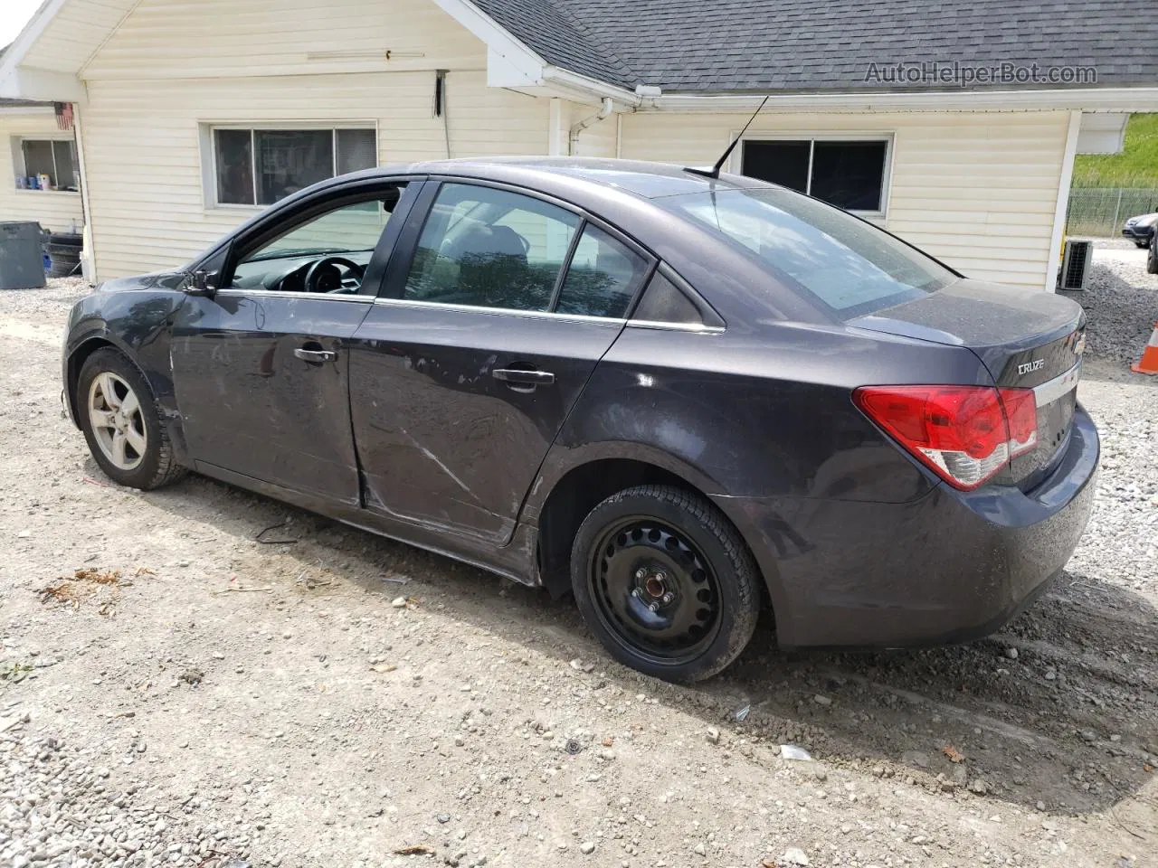 2014 Chevrolet Cruze Lt Gray vin: 1G1PC5SB7E7386988