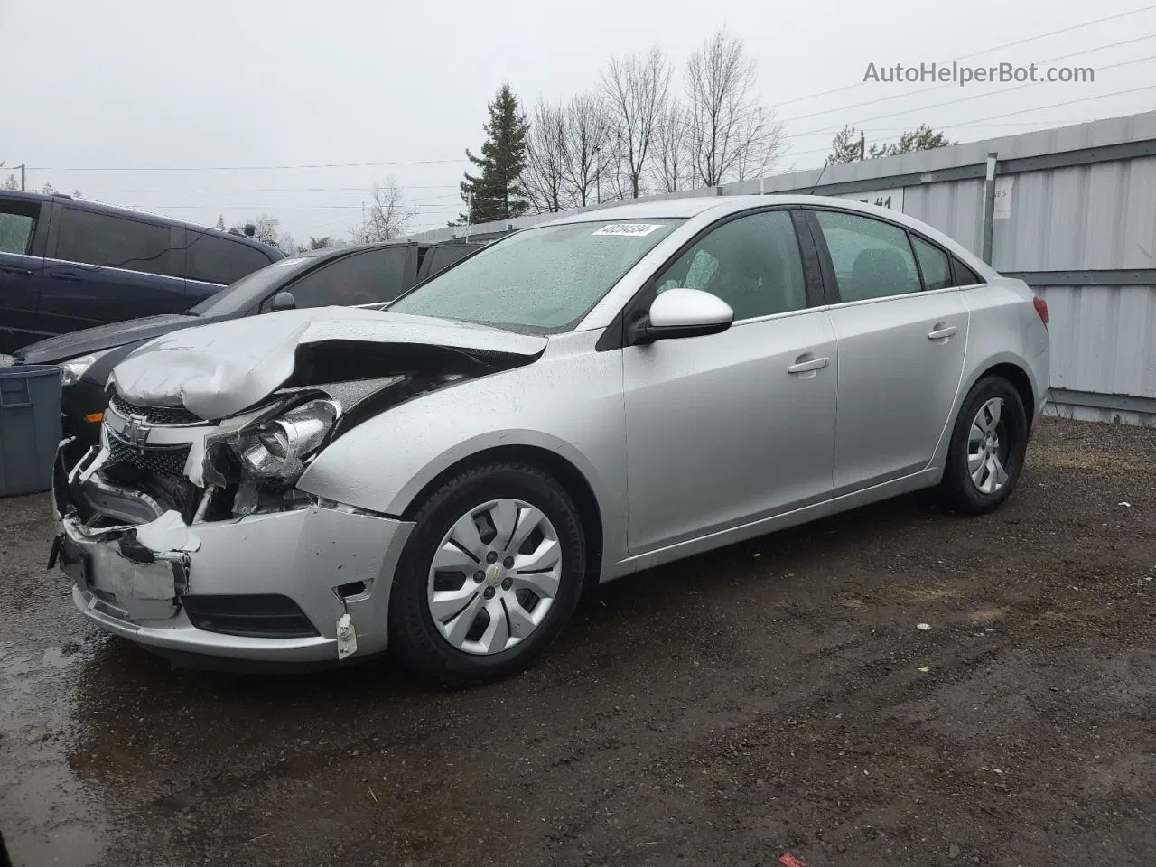 2014 Chevrolet Cruze Lt Silver vin: 1G1PC5SB7E7393858