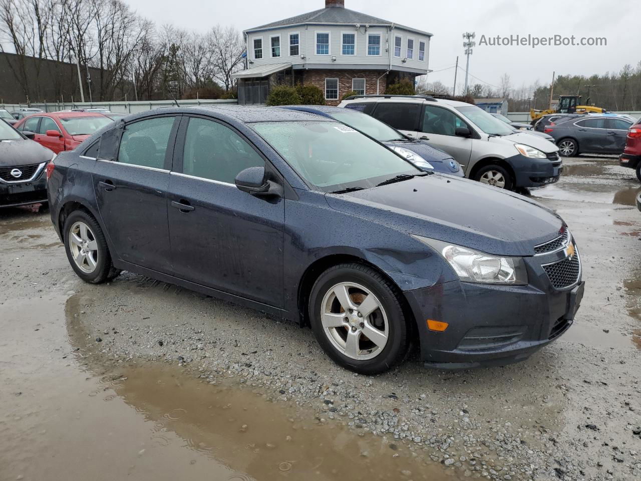 2014 Chevrolet Cruze Lt Синий vin: 1G1PC5SB7E7427197