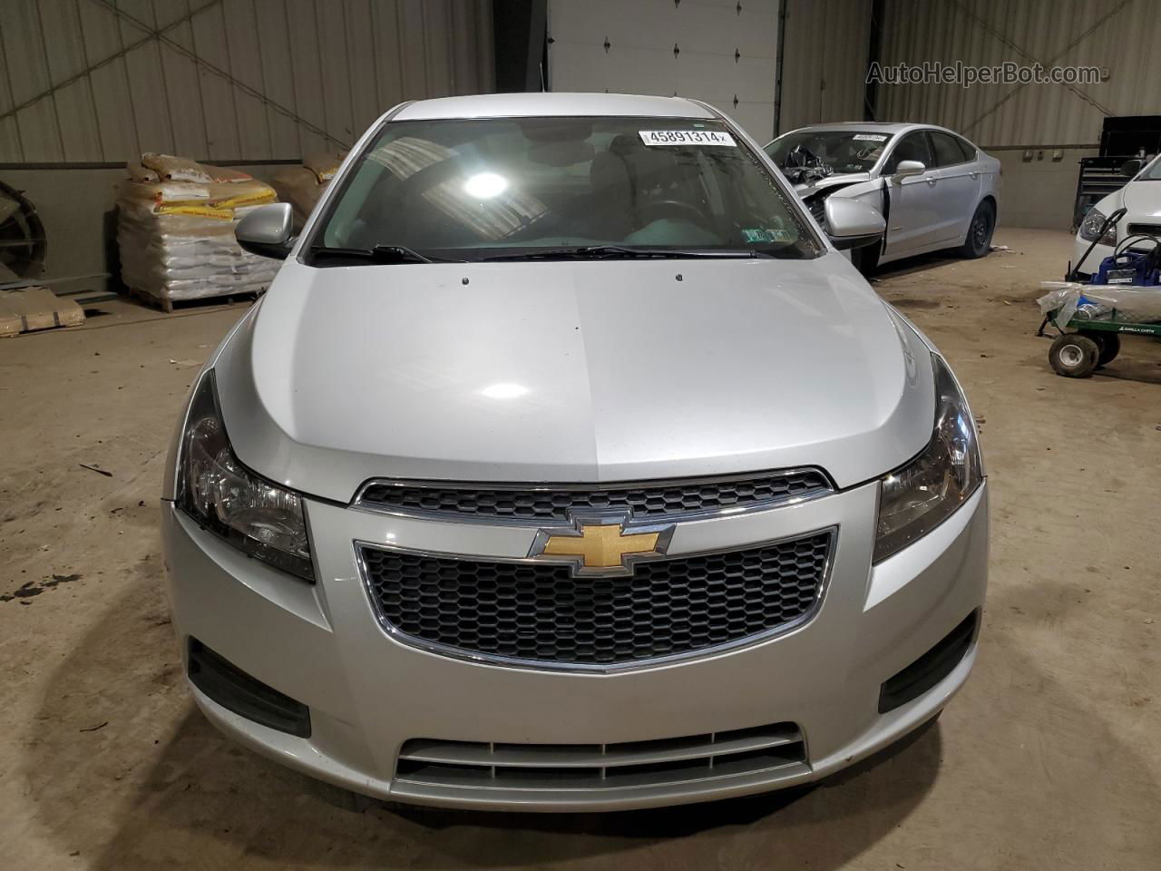 2014 Chevrolet Cruze Lt Silver vin: 1G1PC5SB7E7476917