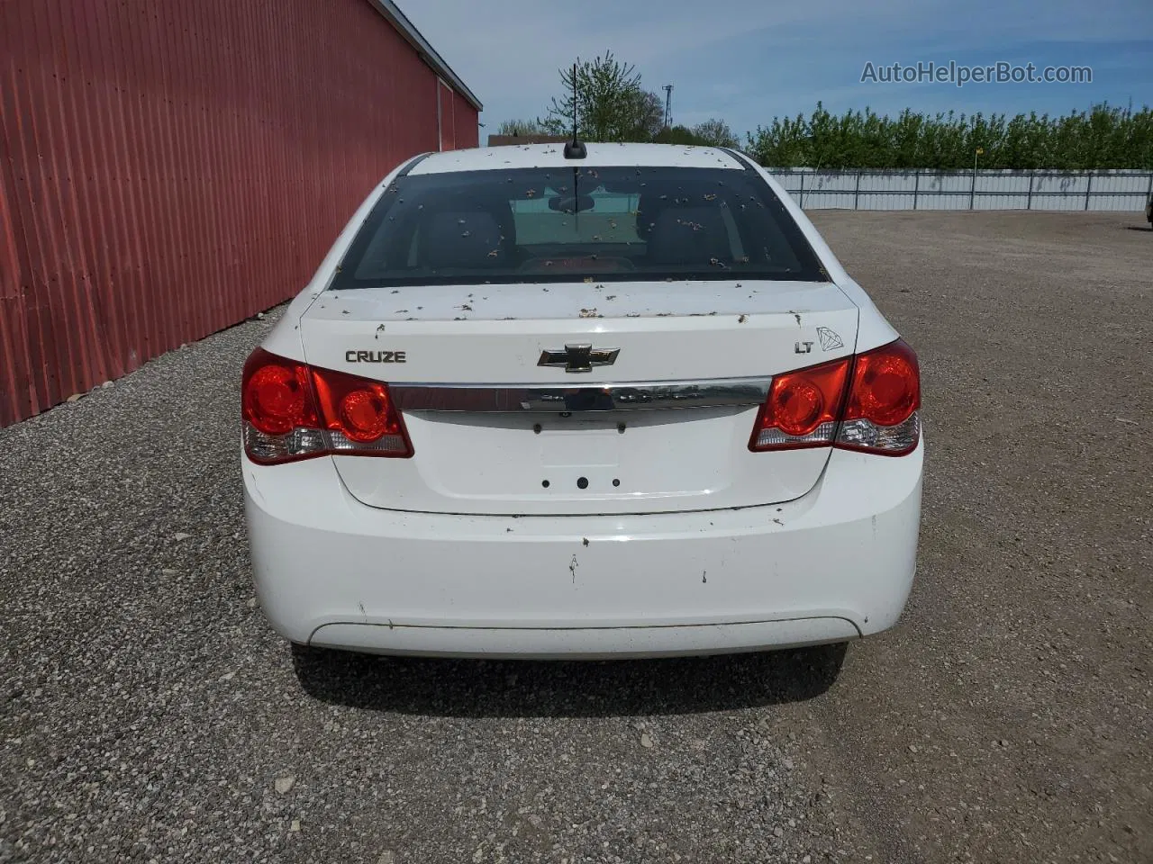 2015 Chevrolet Cruze Lt White vin: 1G1PC5SB7F7118265