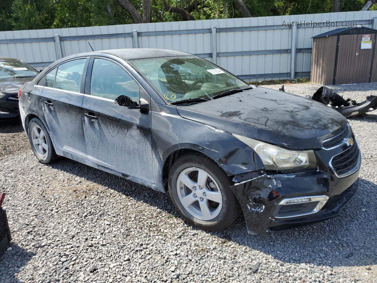 2015 Chevrolet Cruze Lt Black vin: 1G1PC5SB7F7136894