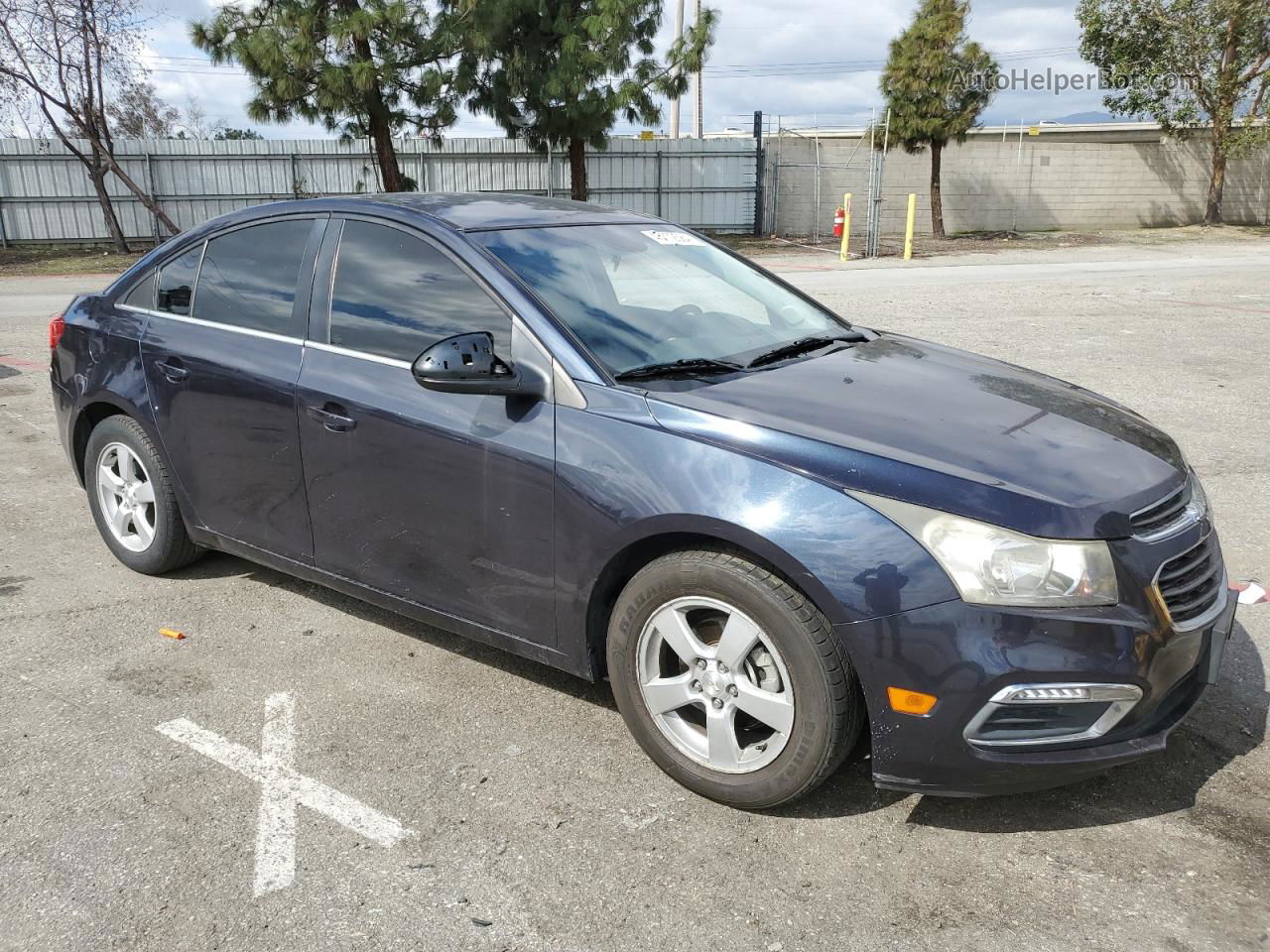 2015 Chevrolet Cruze Lt Blue vin: 1G1PC5SB7F7145269