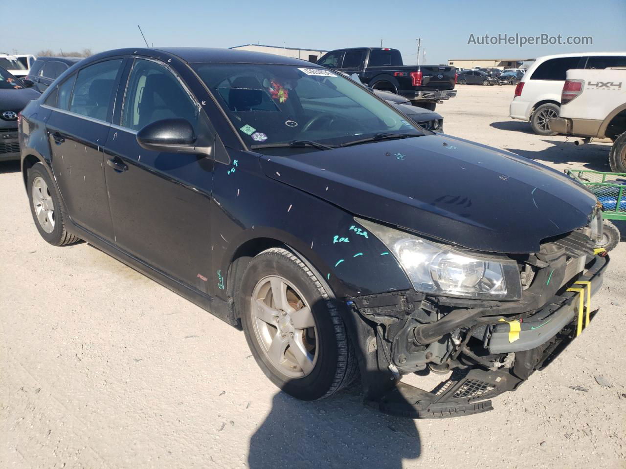 2015 Chevrolet Cruze Lt Black vin: 1G1PC5SB7F7164713