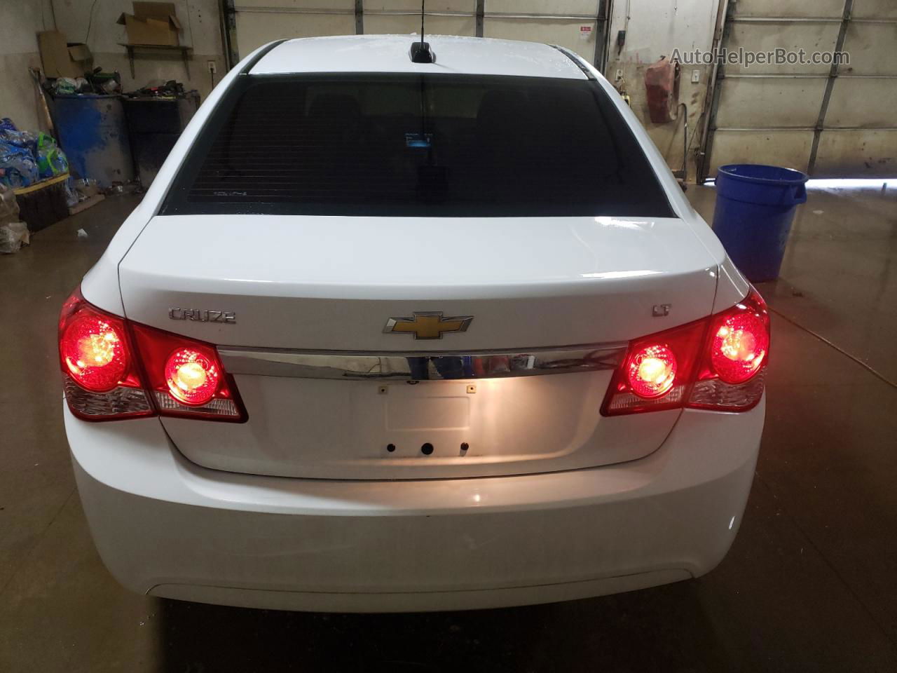 2015 Chevrolet Cruze Lt White vin: 1G1PC5SB7F7168910