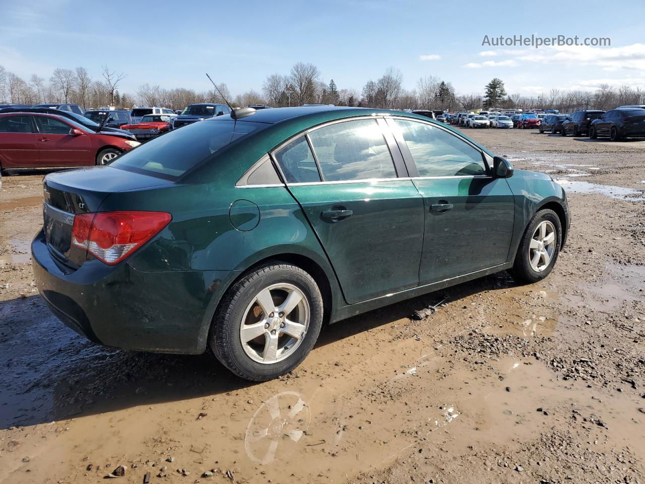 2015 Chevrolet Cruze Lt Зеленый vin: 1G1PC5SB7F7171399