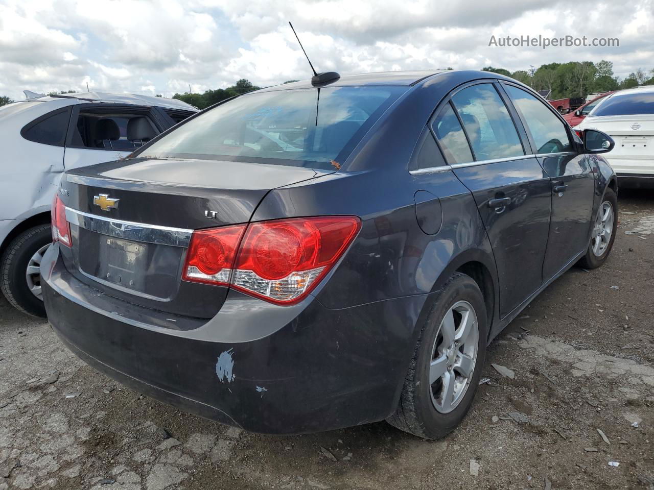 2015 Chevrolet Cruze Lt Gray vin: 1G1PC5SB7F7178580