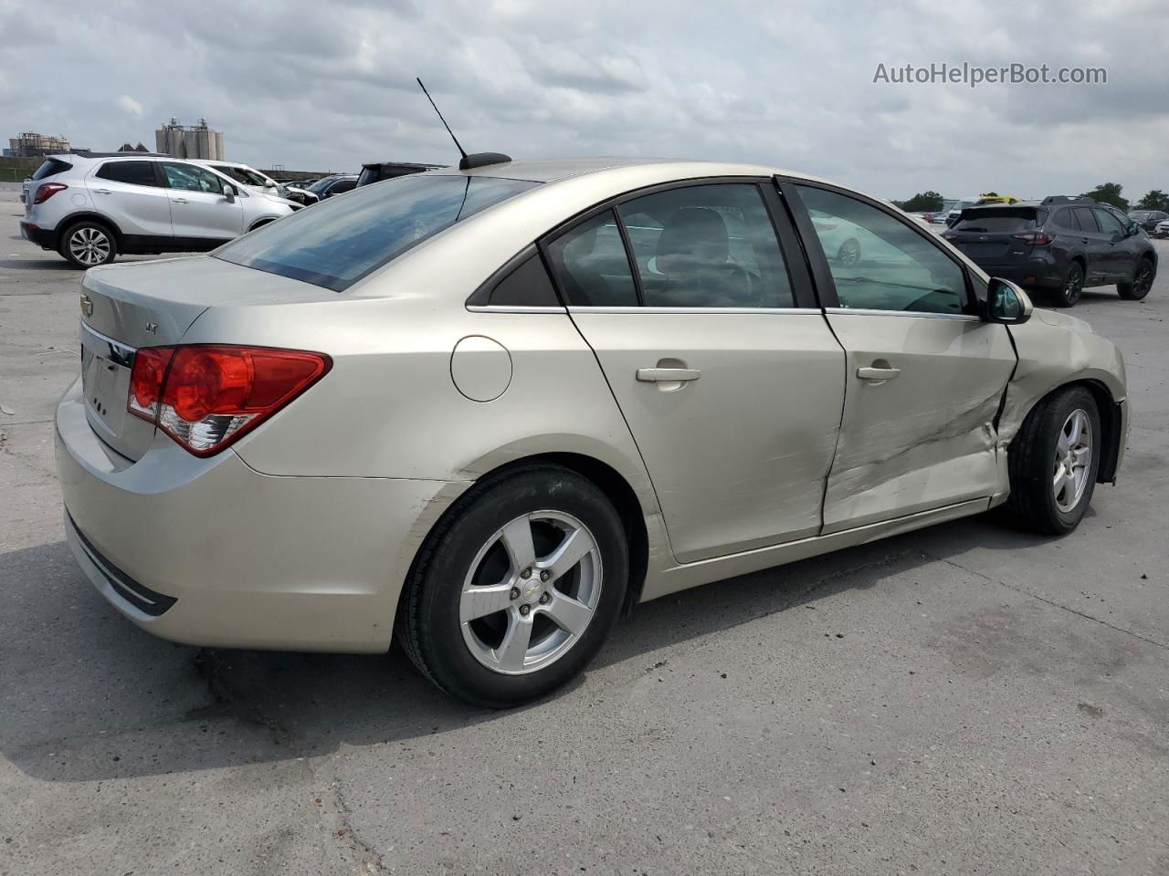 2015 Chevrolet Cruze Lt Beige vin: 1G1PC5SB7F7199929