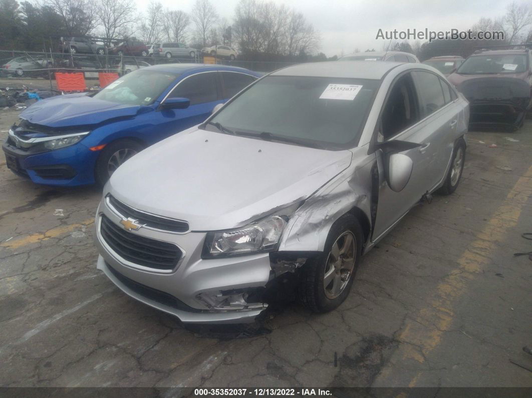 2015 Chevrolet Cruze 1lt Auto Silver vin: 1G1PC5SB7F7269462