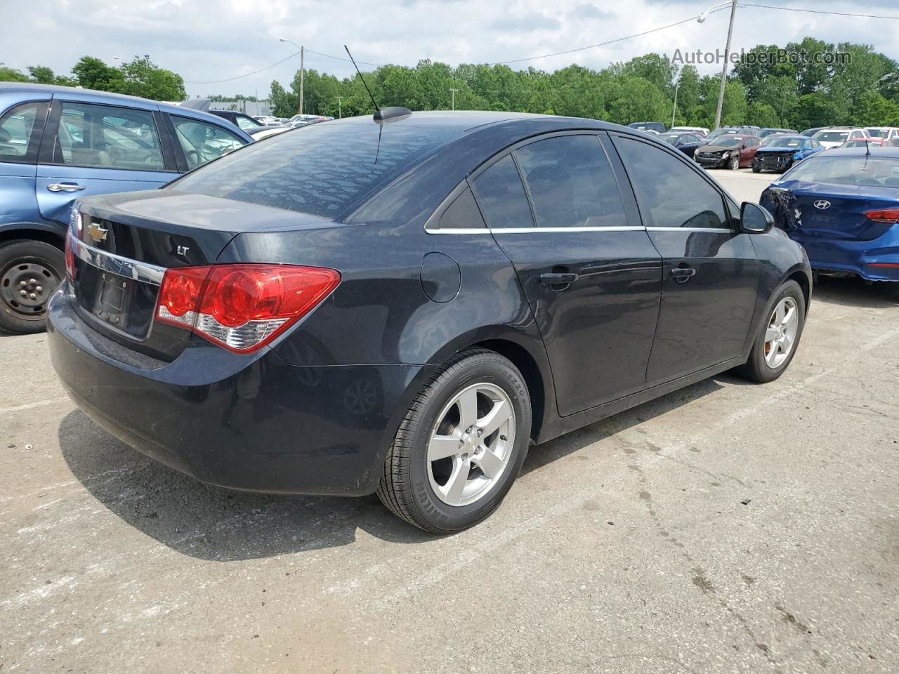 2015 Chevrolet Cruze Lt Black vin: 1G1PC5SB7F7289713