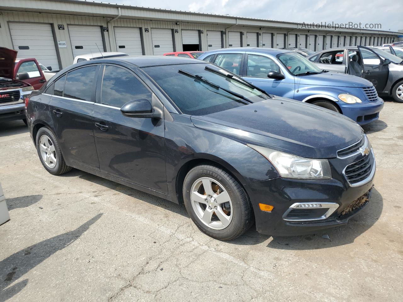 2015 Chevrolet Cruze Lt Black vin: 1G1PC5SB7F7289713