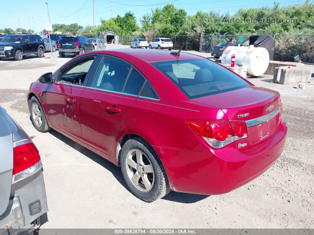 2013 Chevrolet Cruze 1lt Auto Red vin: 1G1PC5SB8D7172963