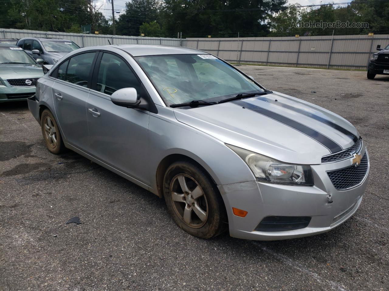 2013 Chevrolet Cruze Lt Gray vin: 1G1PC5SB8D7180402