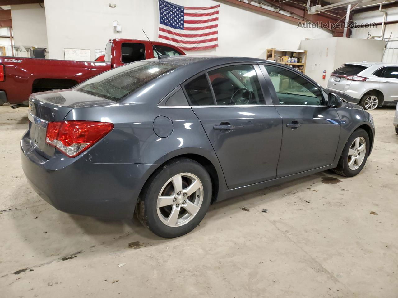 2013 Chevrolet Cruze Lt Gray vin: 1G1PC5SB8D7226262