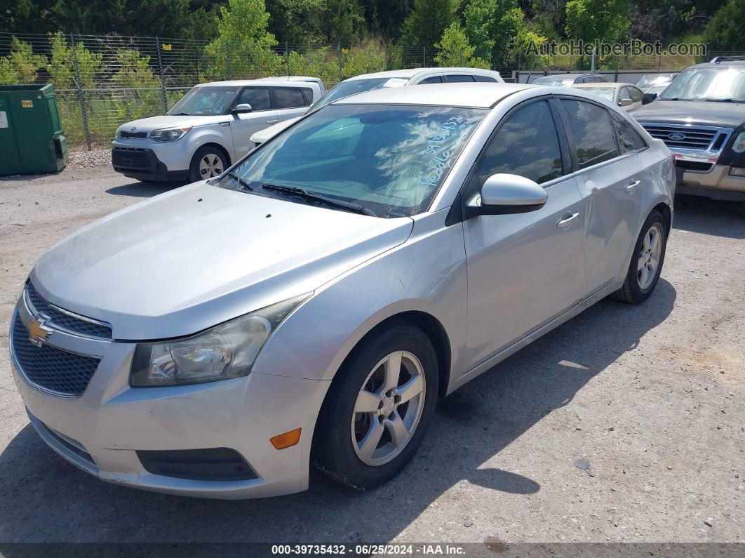 2013 Chevrolet Cruze 1lt Auto Silver vin: 1G1PC5SB8D7238556