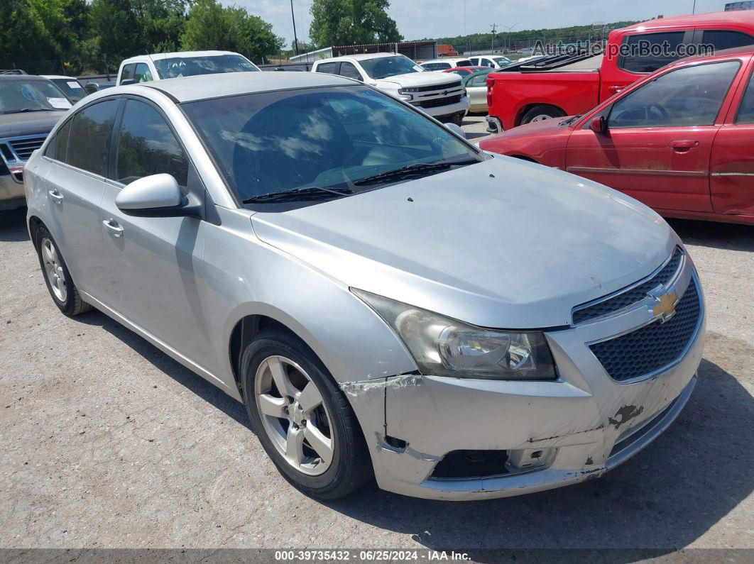 2013 Chevrolet Cruze 1lt Auto Silver vin: 1G1PC5SB8D7238556