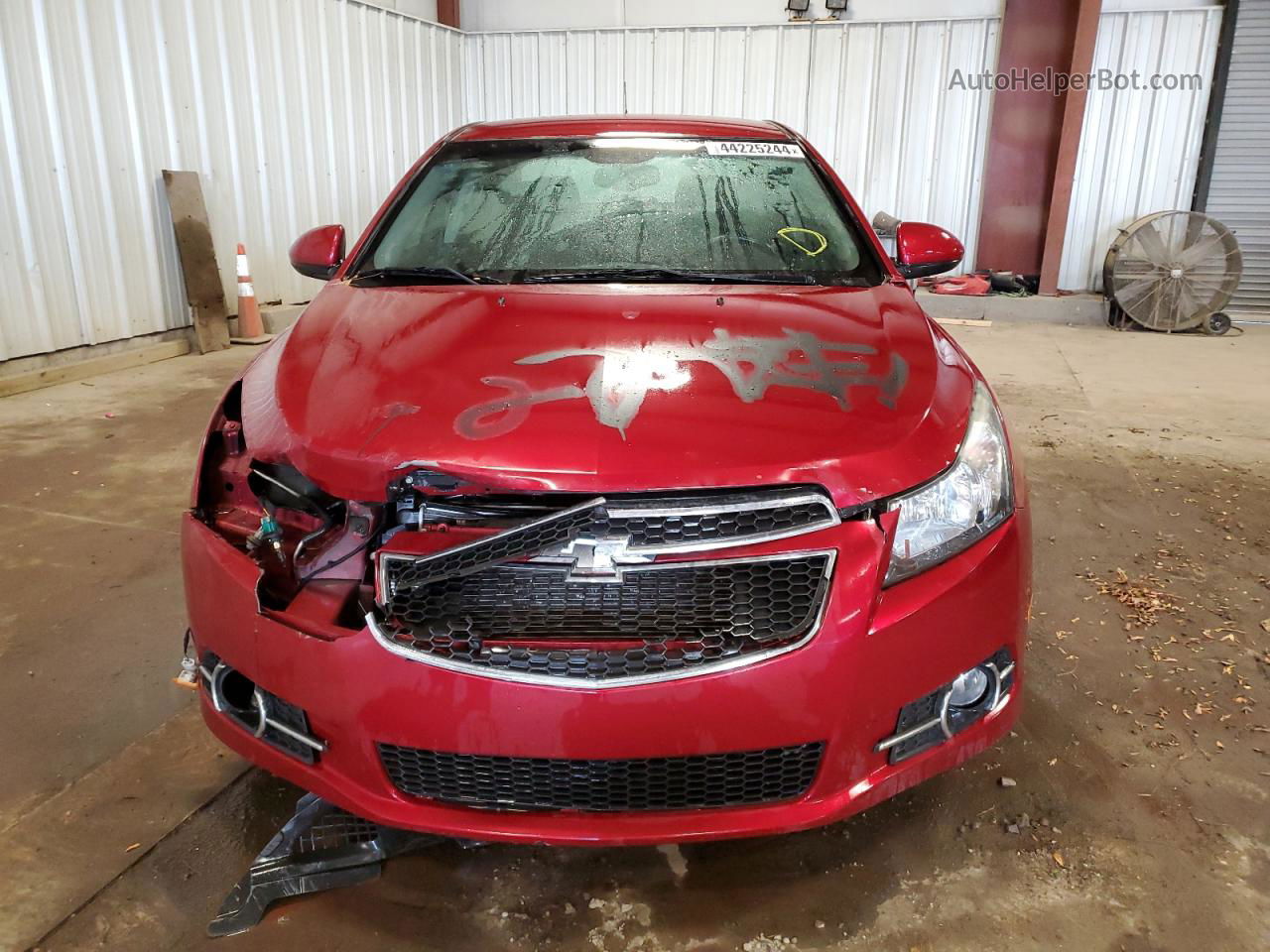 2013 Chevrolet Cruze Lt Burgundy vin: 1G1PC5SB8D7319802