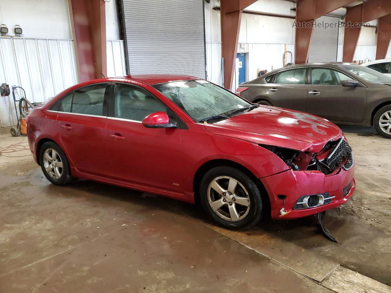 2013 Chevrolet Cruze Lt Burgundy vin: 1G1PC5SB8D7319802