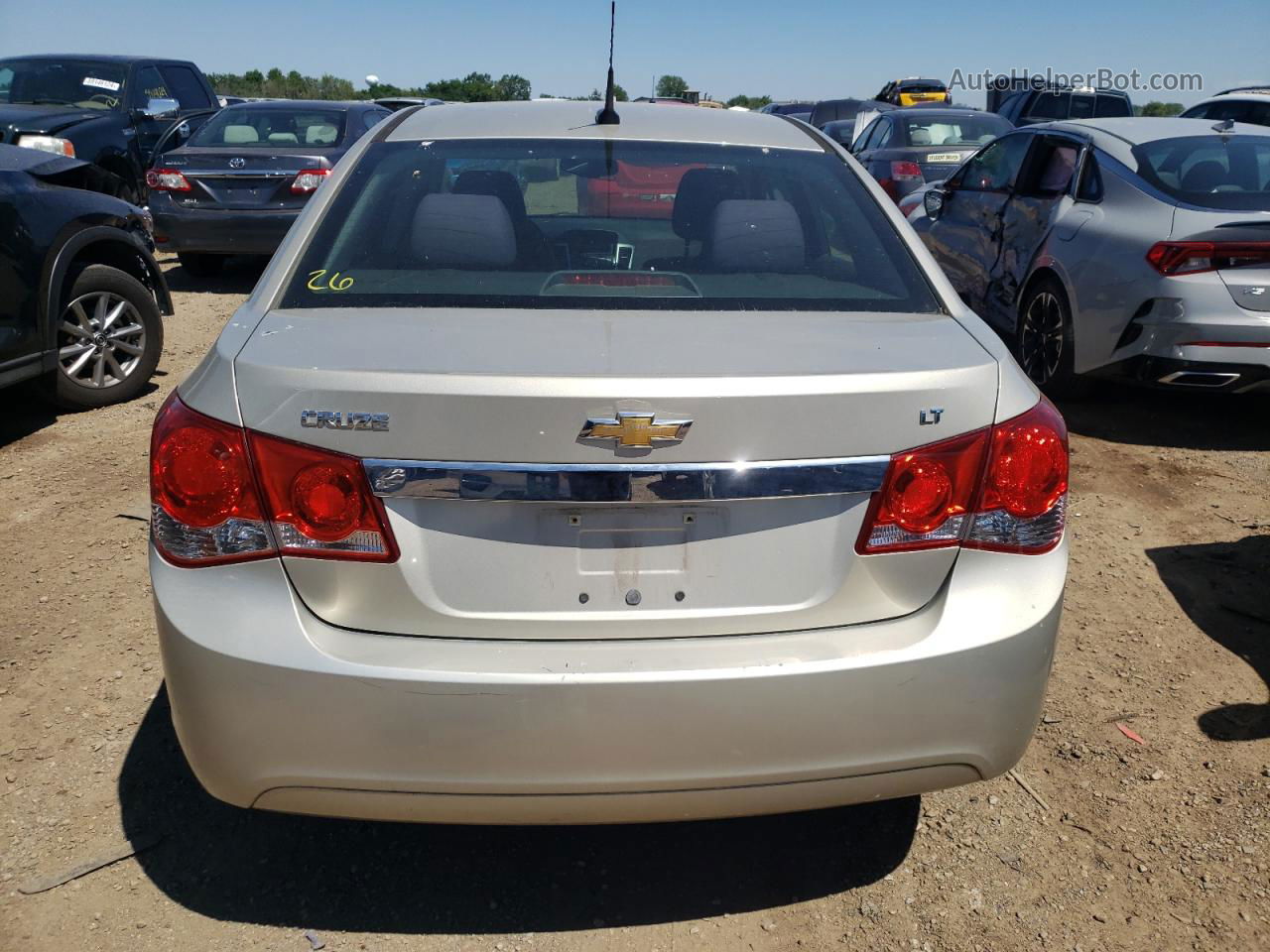 2014 Chevrolet Cruze Lt Beige vin: 1G1PC5SB8E7159759