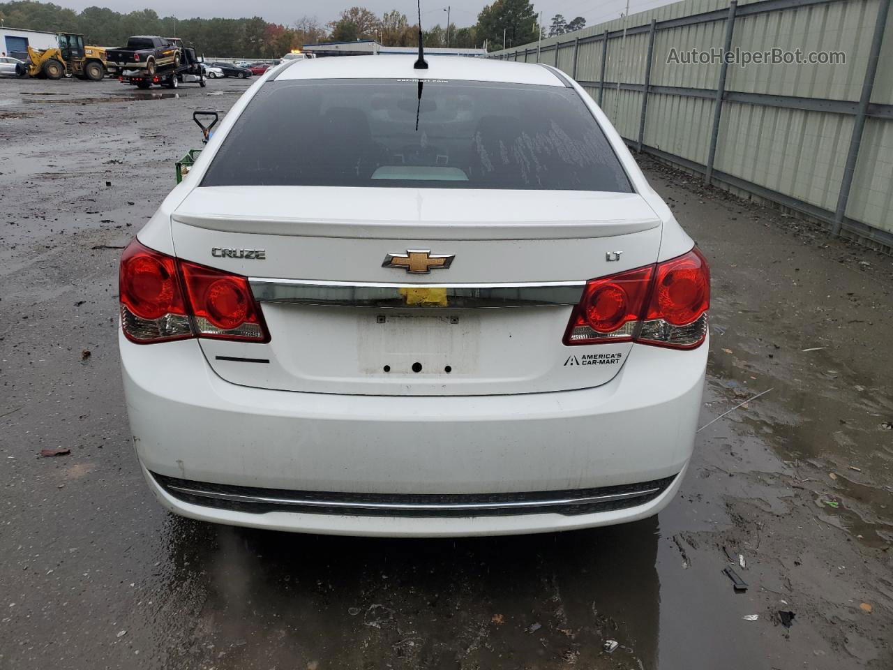 2014 Chevrolet Cruze Lt White vin: 1G1PC5SB8E7177338