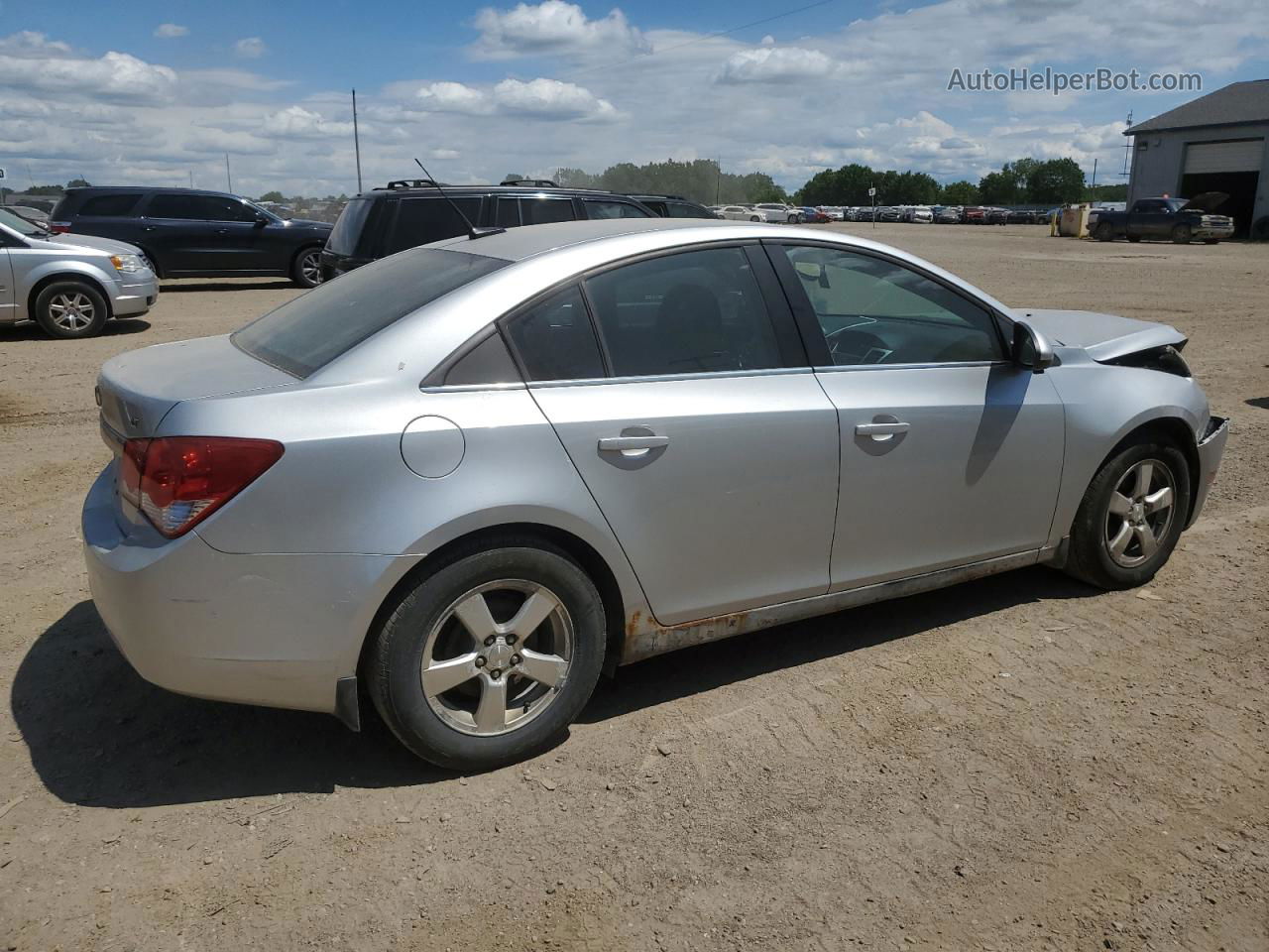 2014 Chevrolet Cruze Lt Silver vin: 1G1PC5SB8E7214873