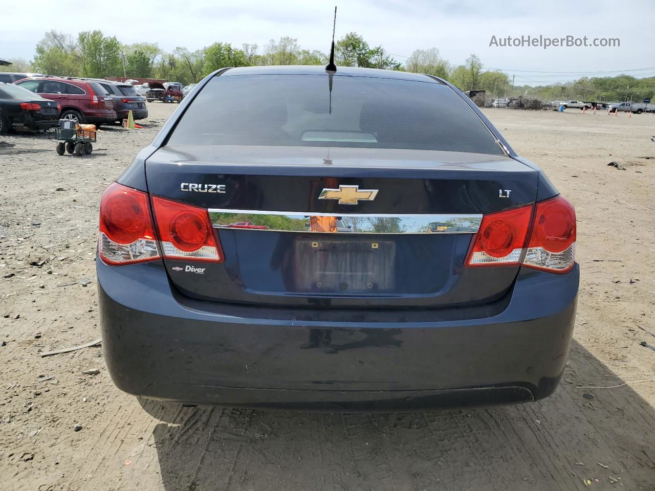 2014 Chevrolet Cruze Lt Blue vin: 1G1PC5SB8E7253267