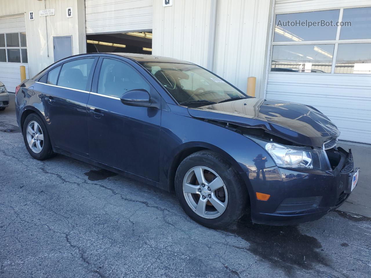 2014 Chevrolet Cruze Lt Синий vin: 1G1PC5SB8E7257710