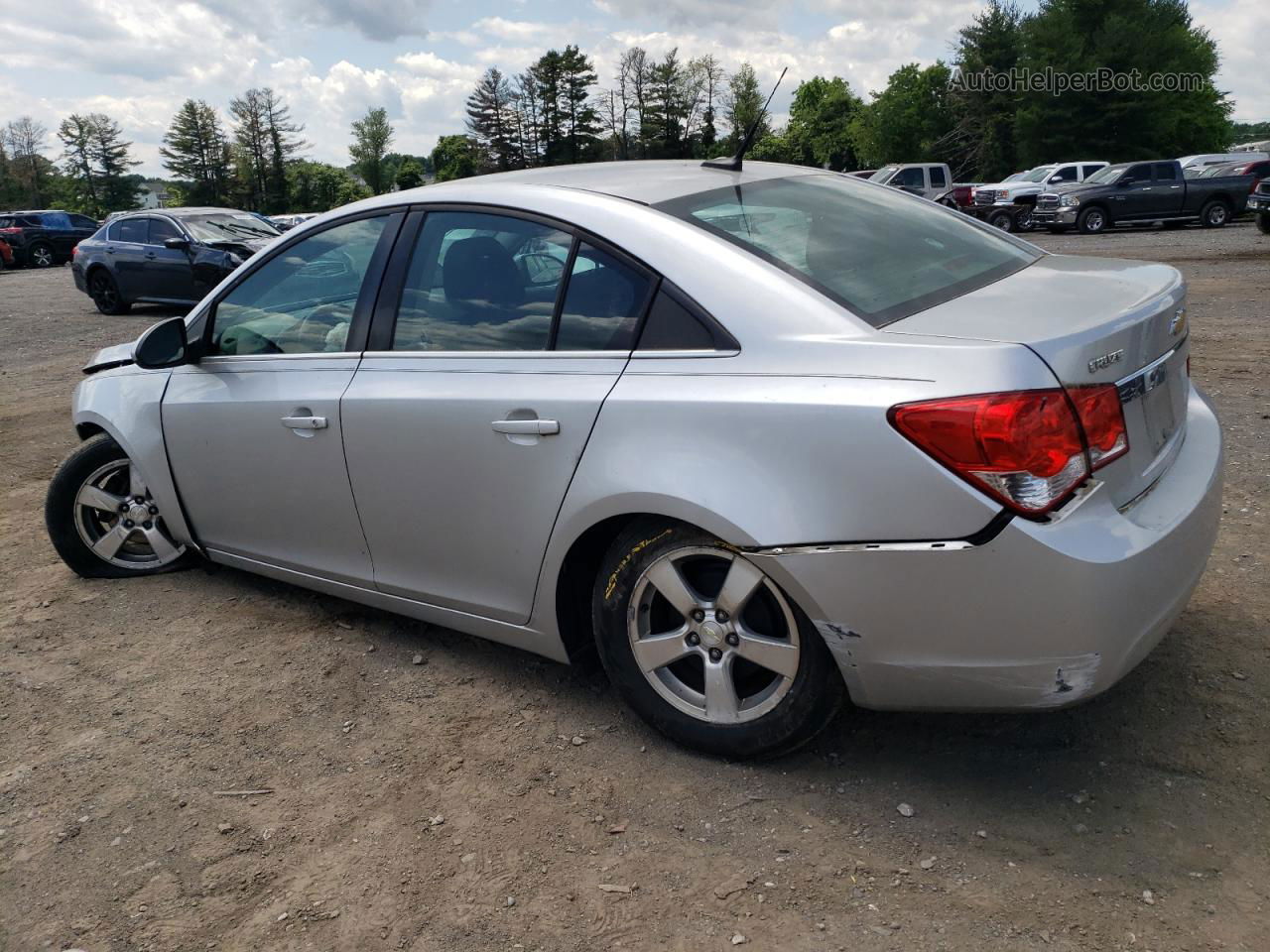 2014 Chevrolet Cruze Lt Серебряный vin: 1G1PC5SB8E7293381