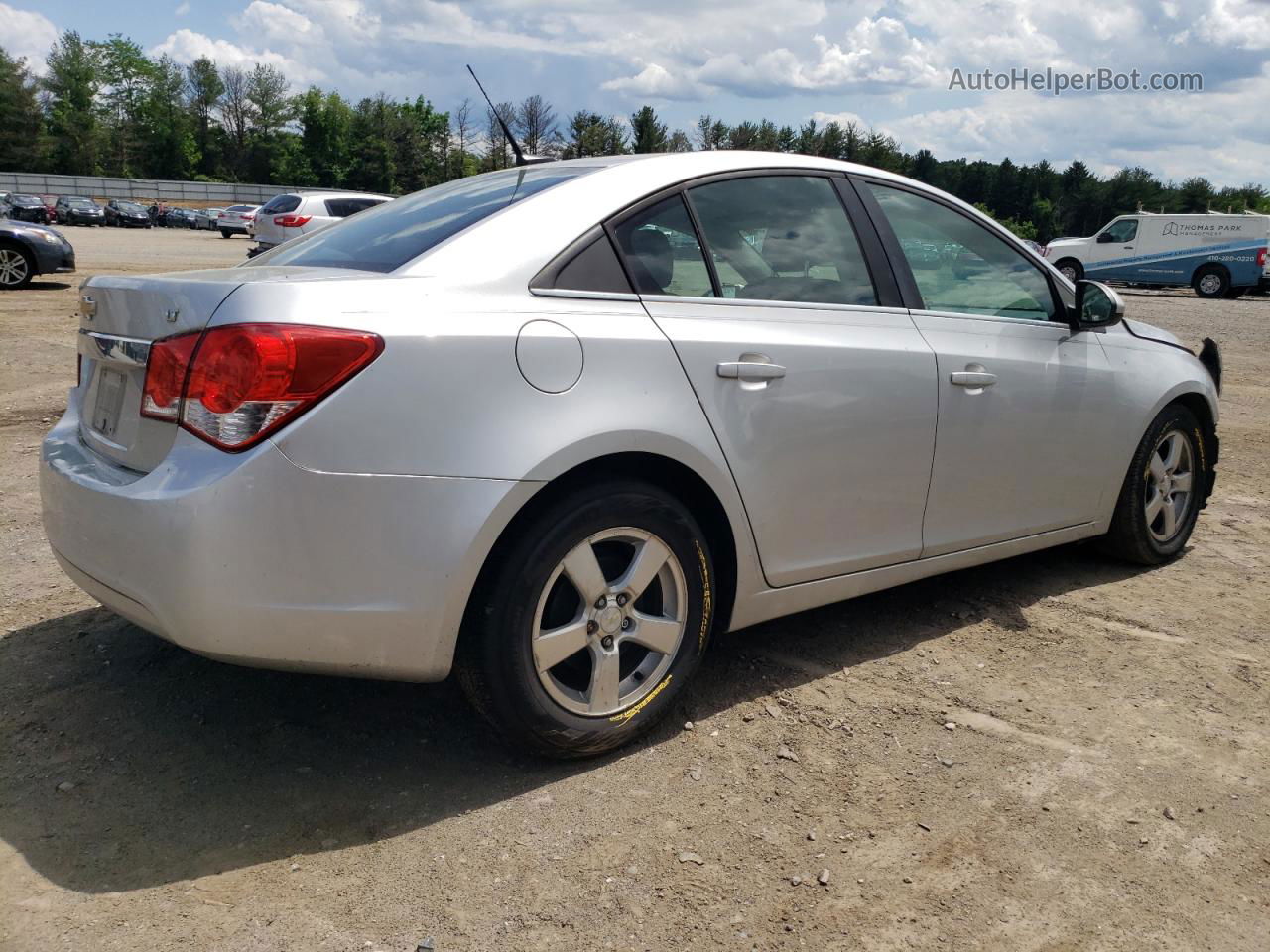 2014 Chevrolet Cruze Lt Silver vin: 1G1PC5SB8E7293381