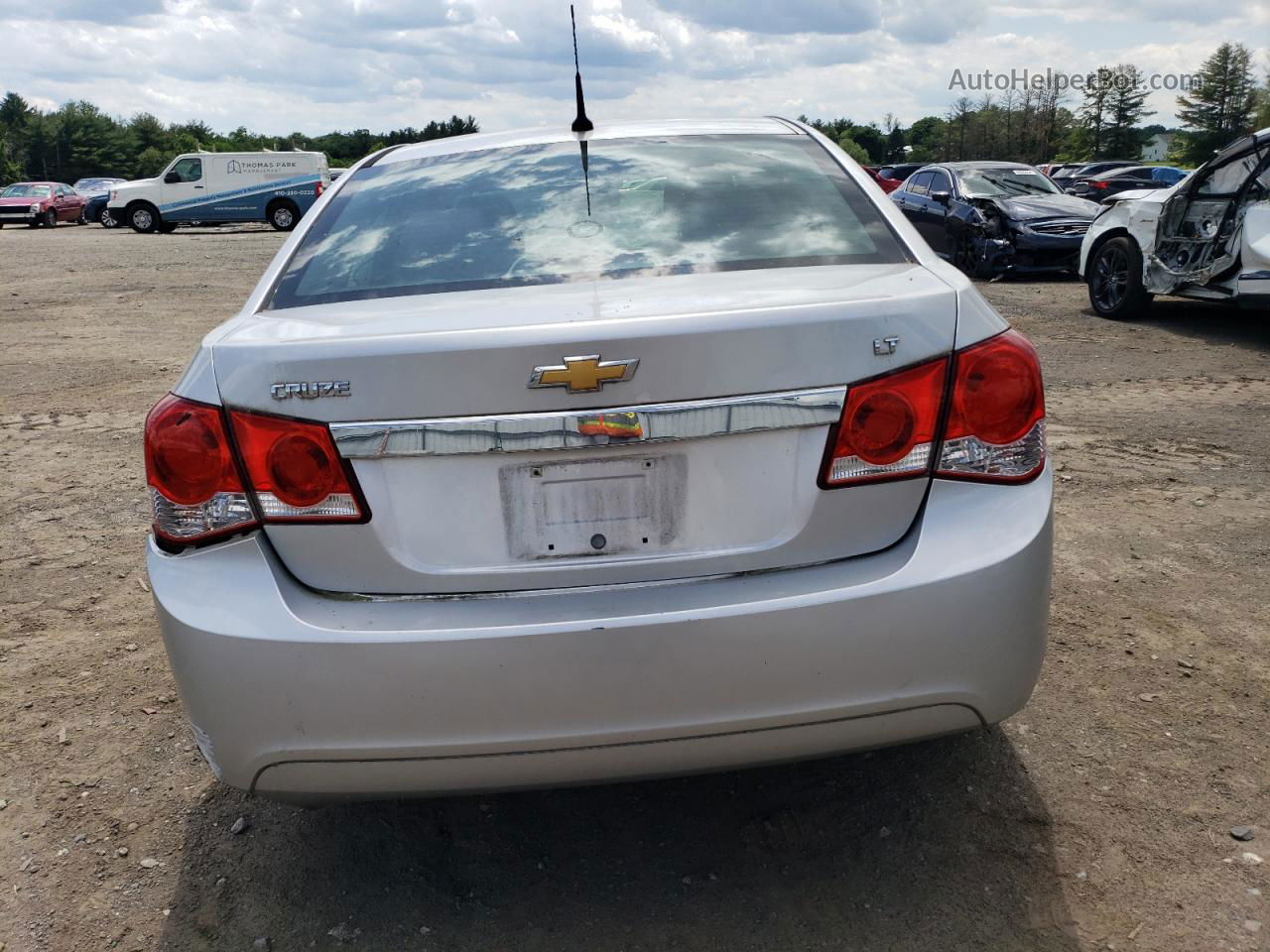 2014 Chevrolet Cruze Lt Silver vin: 1G1PC5SB8E7293381