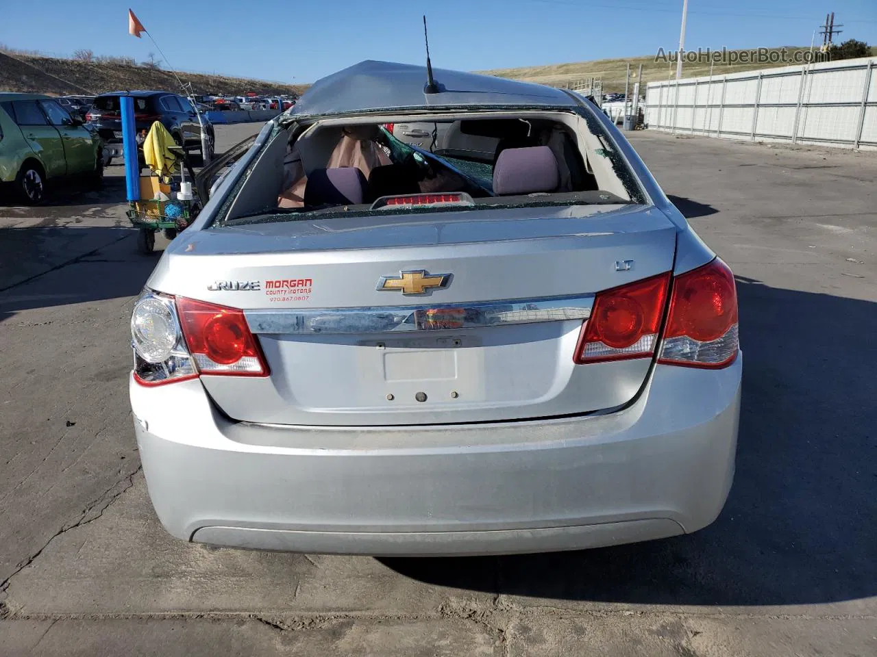 2014 Chevrolet Cruze Lt Silver vin: 1G1PC5SB8E7294868