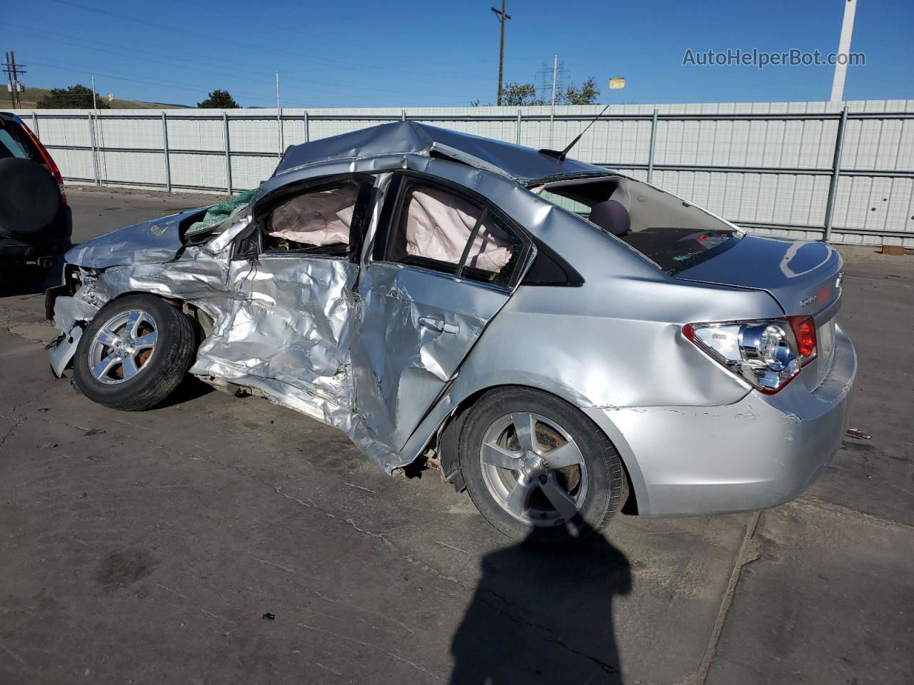 2014 Chevrolet Cruze Lt Silver vin: 1G1PC5SB8E7294868