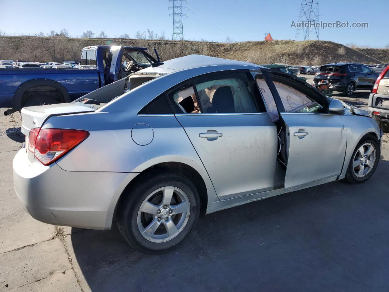 2014 Chevrolet Cruze Lt Серебряный vin: 1G1PC5SB8E7294868