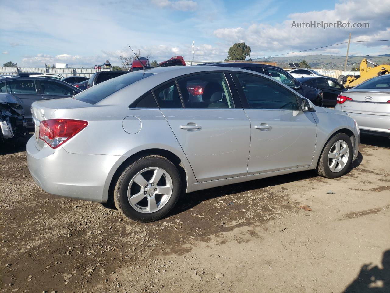 2014 Chevrolet Cruze Lt Silver vin: 1G1PC5SB8E7363252