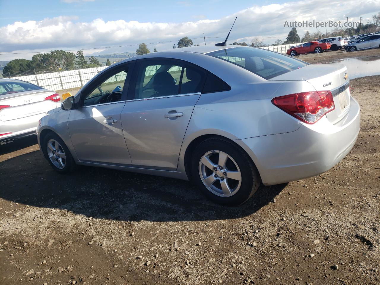 2014 Chevrolet Cruze Lt Silver vin: 1G1PC5SB8E7363252