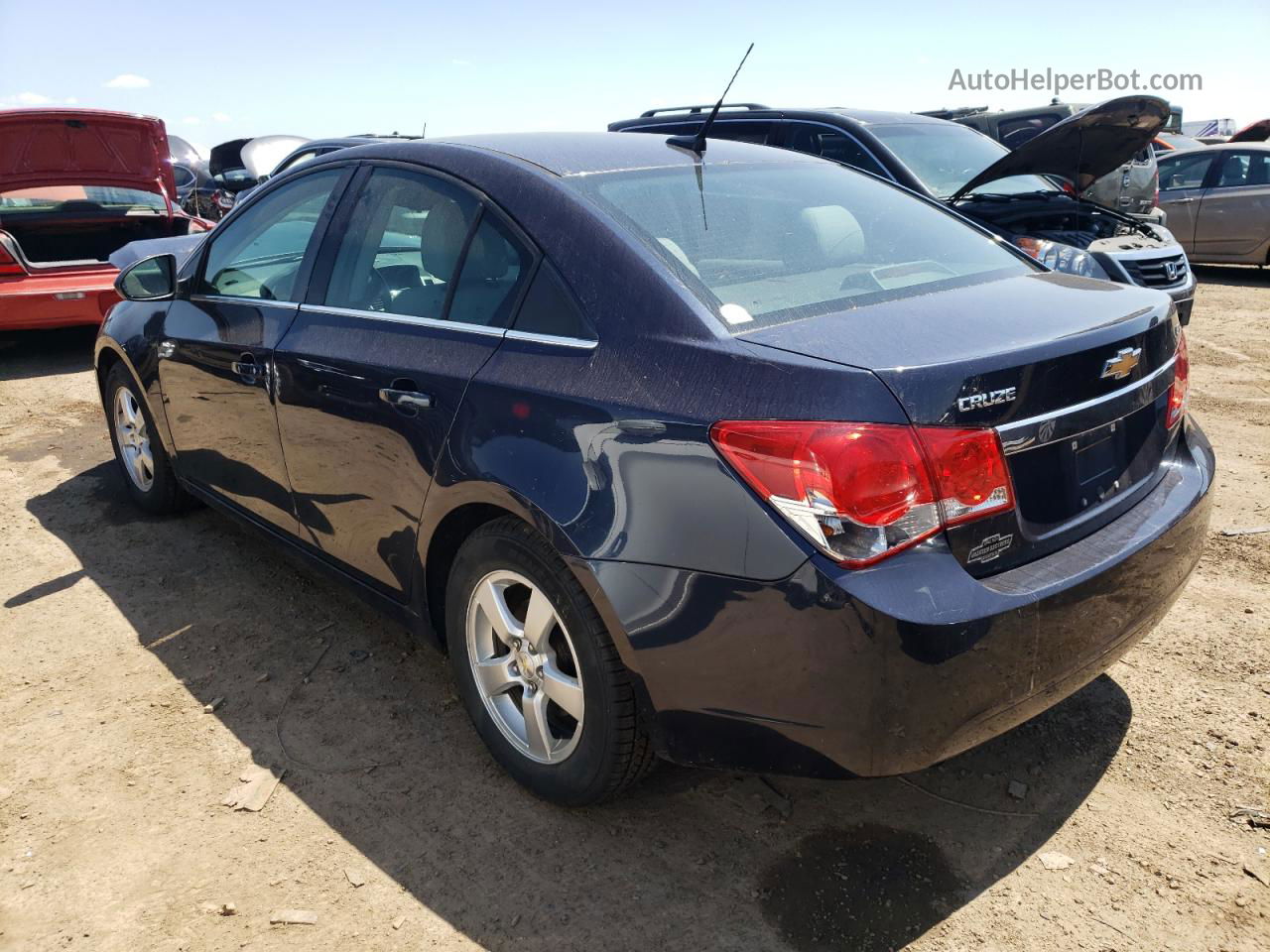 2014 Chevrolet Cruze Lt Black vin: 1G1PC5SB8E7413650