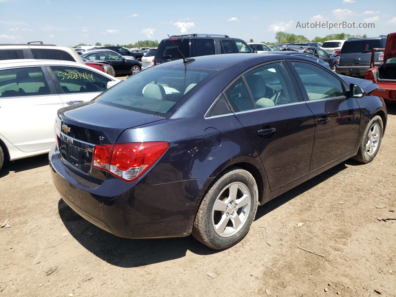 2014 Chevrolet Cruze Lt Черный vin: 1G1PC5SB8E7413650