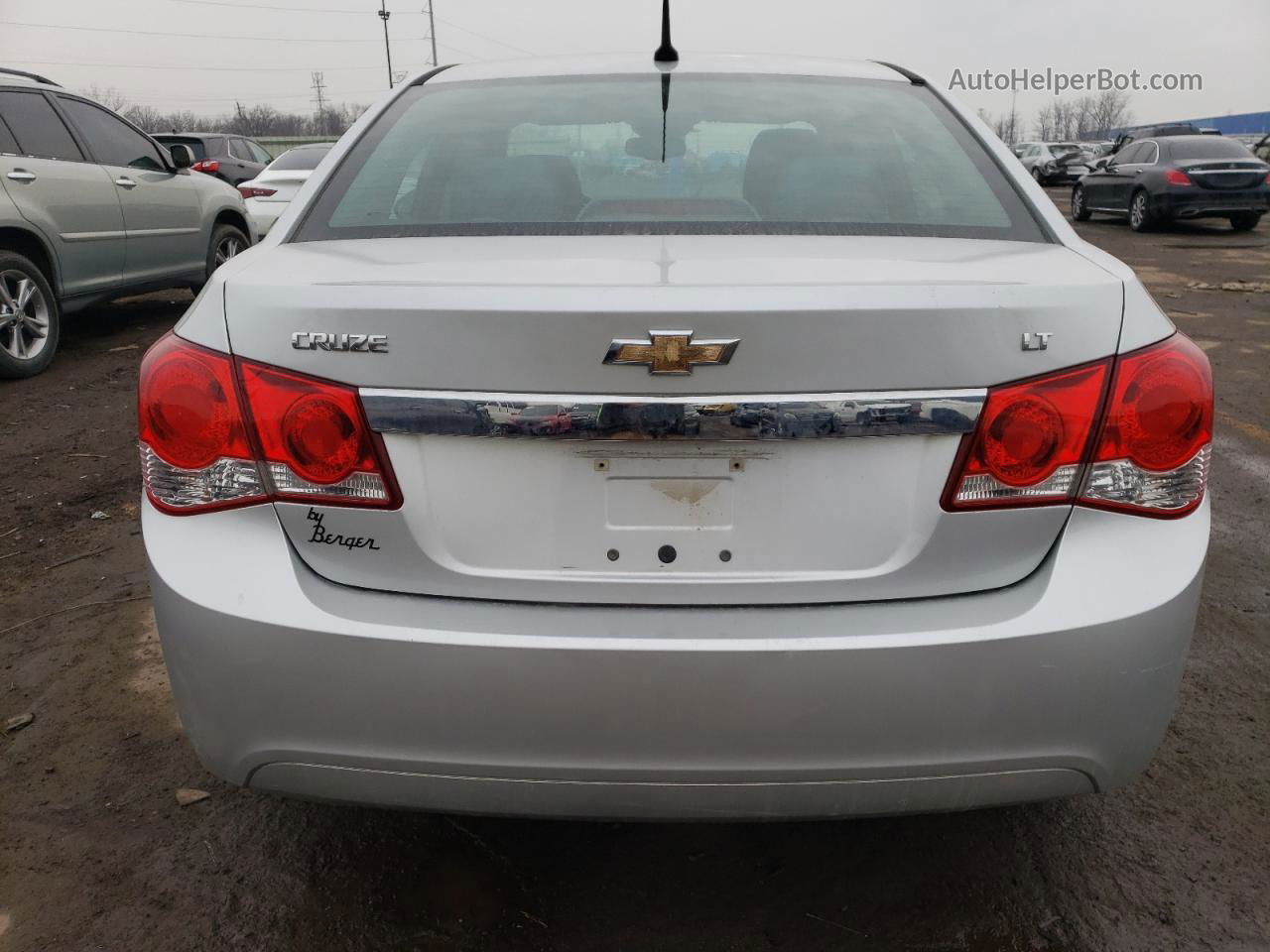 2014 Chevrolet Cruze Lt Silver vin: 1G1PC5SB8E7415608